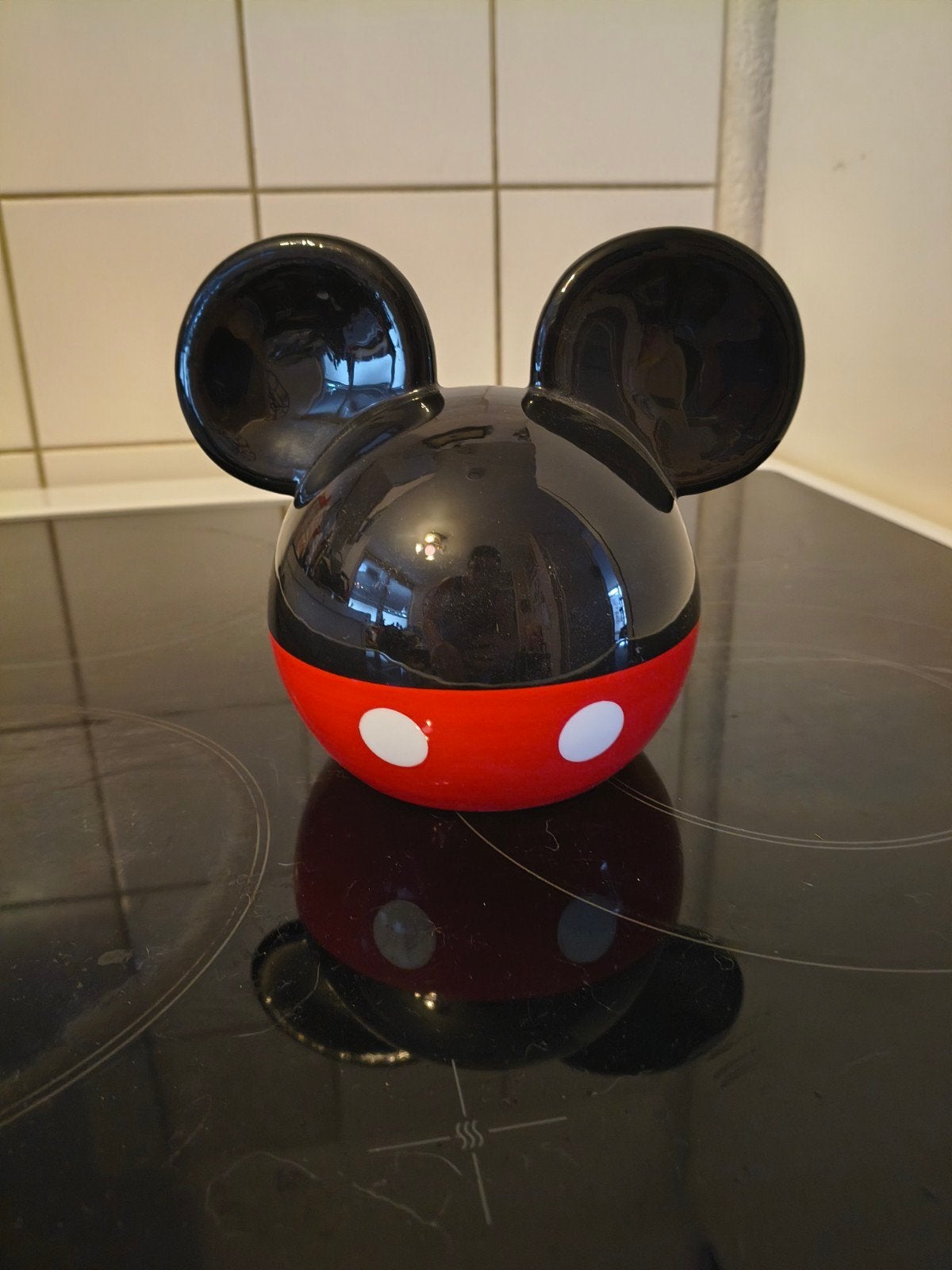 Mickey Mouse Spaarpot - Disney Collectible, Ophalen of Verzenden, Mickey Mouse, Zo goed als nieuw, Beeldje of Figuurtje