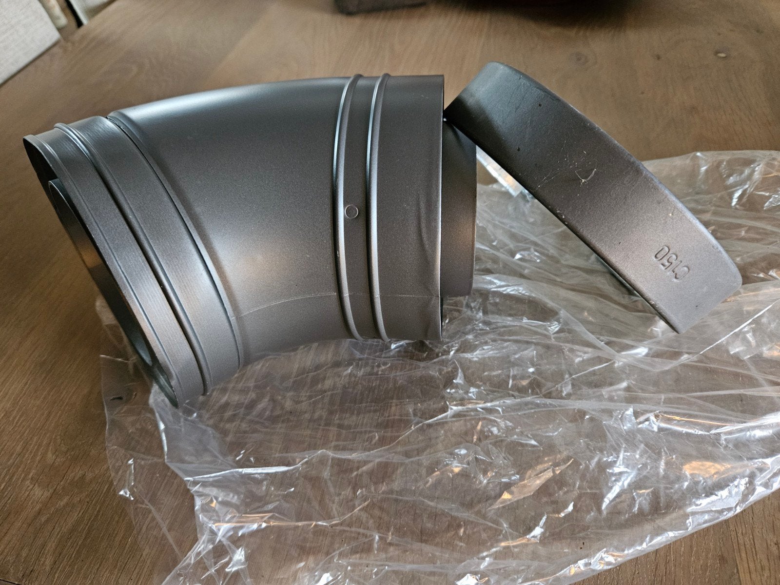 Concentrische bocht 45 gr. Nieuw l, Ophalen of Verzenden, Nieuw