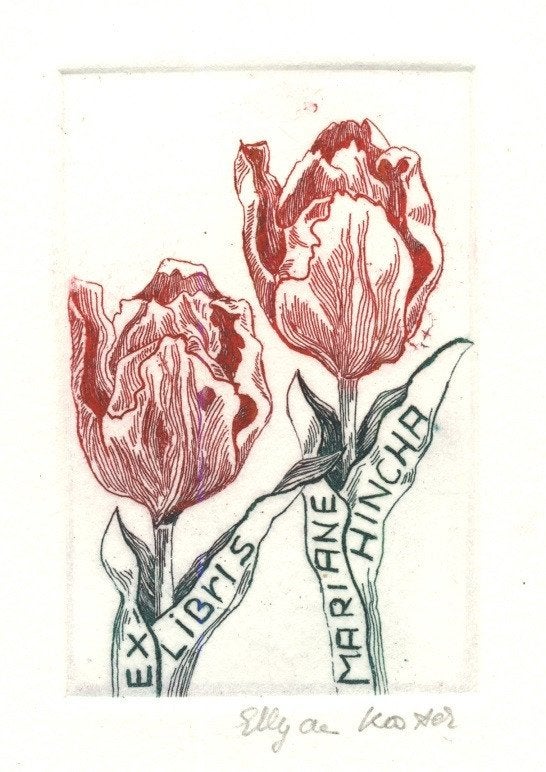 0211 Ex Libris Nederland : Elly de Koster, 1986, Verzenden, Ex libris