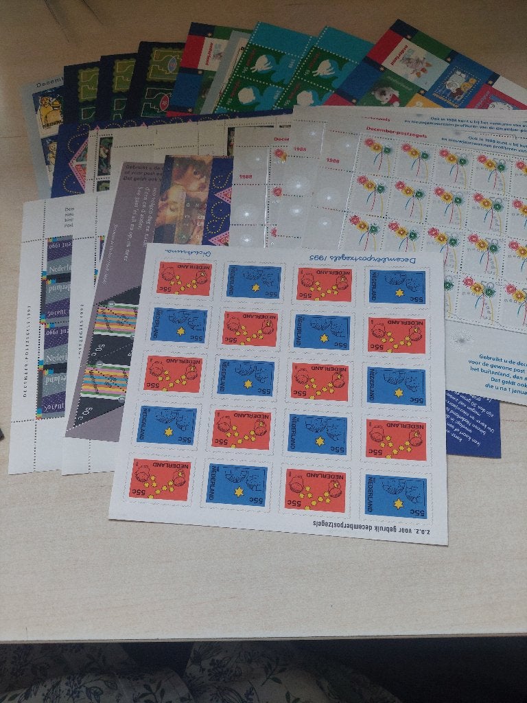 Ndi 25 Kerst Vellen zie scan, Ophalen of Verzenden, Postfris