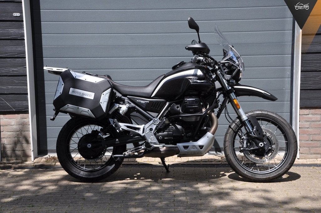 Moto Guzzi V85 TT Travel Mooie en complete motor!, Motoren, Motoren | Moto Guzzi, 853 cc, Bedrijf, Handvatverwarming, Meer dan 35 kW