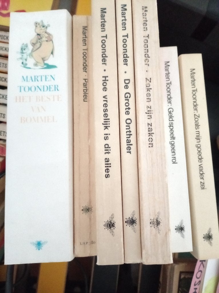 7x Bommel boeken, Gelezen, Ophalen of Verzenden, Maarten Toonder, Meerdere stripboeken