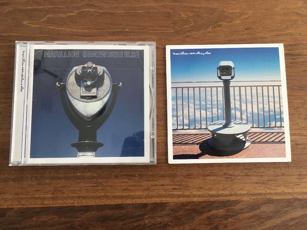 Cd Marillion Somewhere Else + Dvd Promo Something Else ZGAN, Progressive Rock, Ophalen of Verzenden, Zo goed als nieuw, Promo