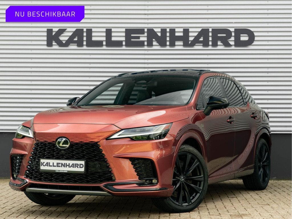 Lexus RX 500h F Sport Line - Panoramadak - ACC - Head-up - 3, Auto's, Lexus, Bedrijf, Te koop, RX(-H), 360° camera, 4x4, ABS, Adaptive Cruise Control