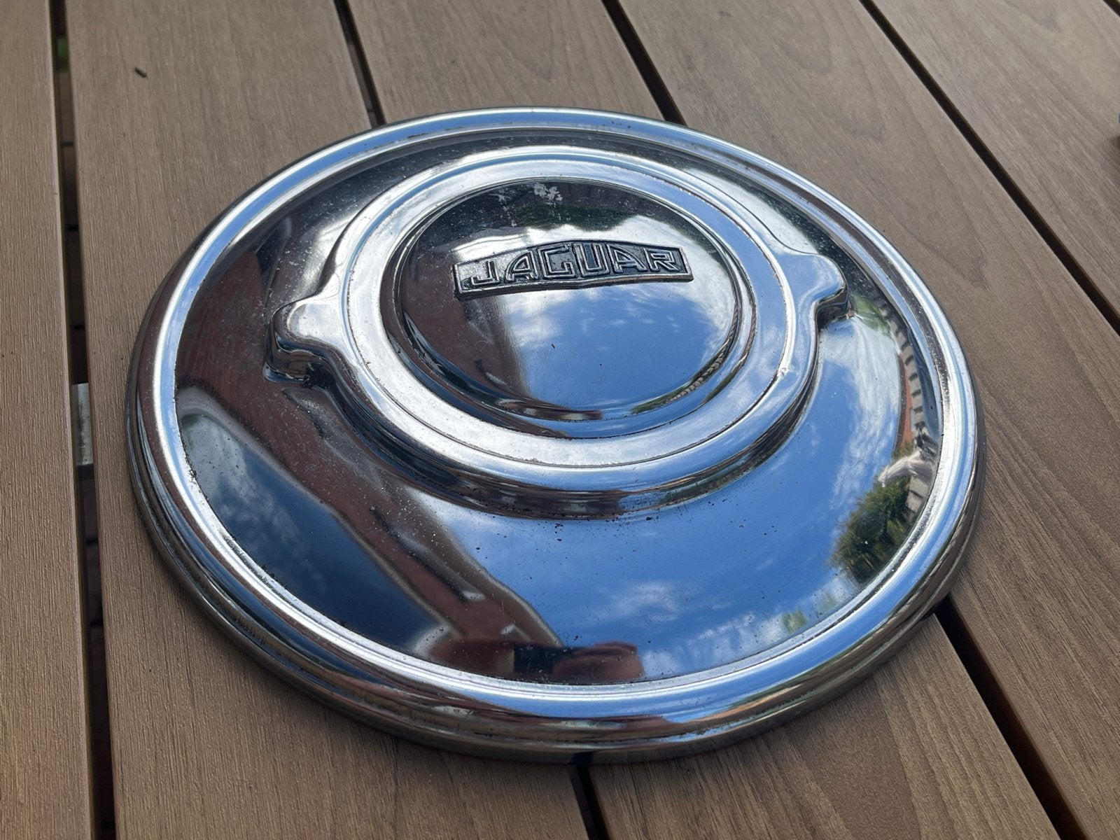 Jaguar wieldop - Klassieke chromen wieldop, Auto-onderdelen, Ophalen, Gebruikt, Jaguar