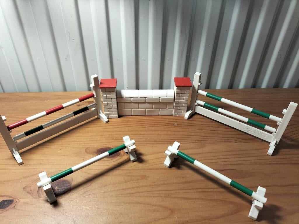 Schleich hindernissen set, Verzamelen, Speelgoed, Ophalen of Verzenden, Zo goed als nieuw
