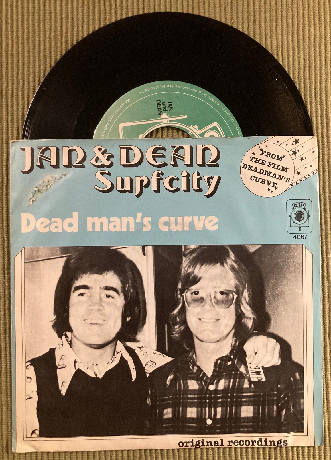 Vinyl single Jan & Dean - Surf City, Gebruikt, 7 inch, Ophalen of Verzenden, Pop