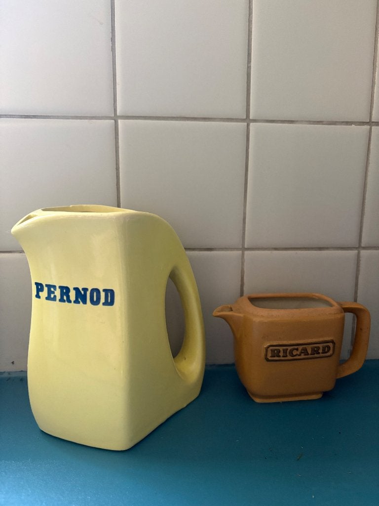 Pernod 45 & Ricard Schenkkannen, Verzamelen, Ophalen, Gebruikt, Gebruiksvoorwerp