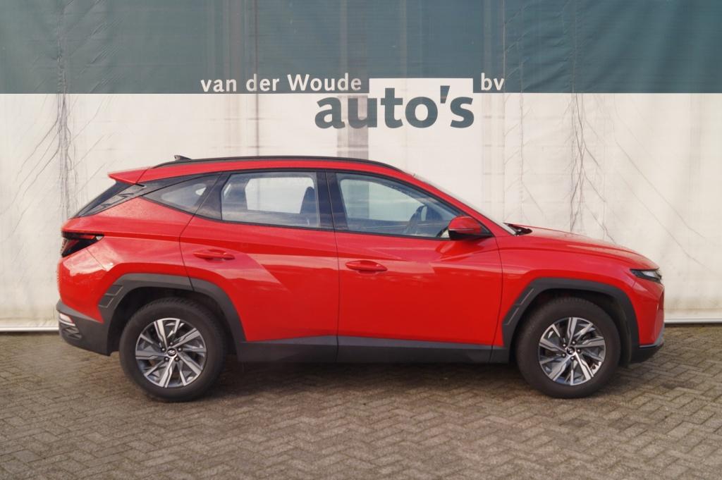 Hyundai Tucson 1.6 T-GDI Hybrid i-M -NAVI-ECC-PDC-CAM-, Auto's, Hyundai, Stof, Gebruikt, Euro 6, 4 cilinders