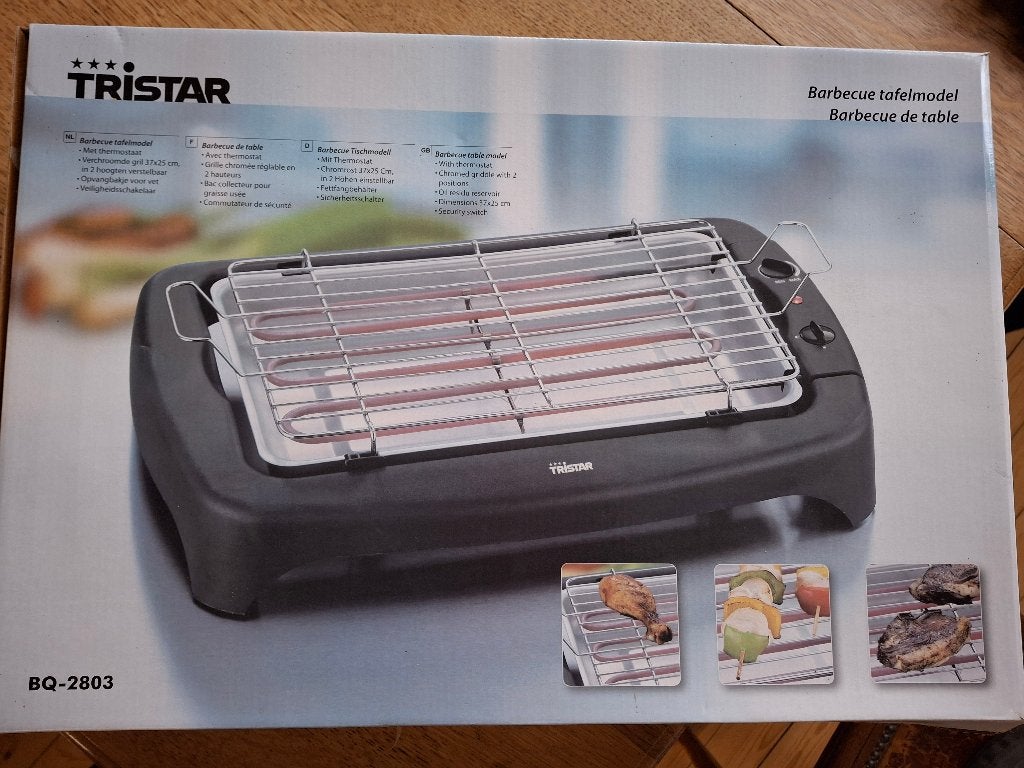 electrische barbecue, Ophalen, Zo goed als nieuw, Tristar