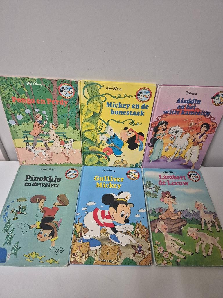 6 Disney klassiekers, Ophalen of Verzenden, Overige figuren, Gebruikt, Overige typen