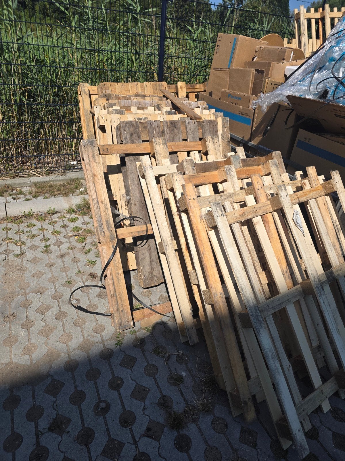 Gratis pallets ophalen, Ophalen of Verzenden, Gebruikt, Overige houtsoorten, Pallet