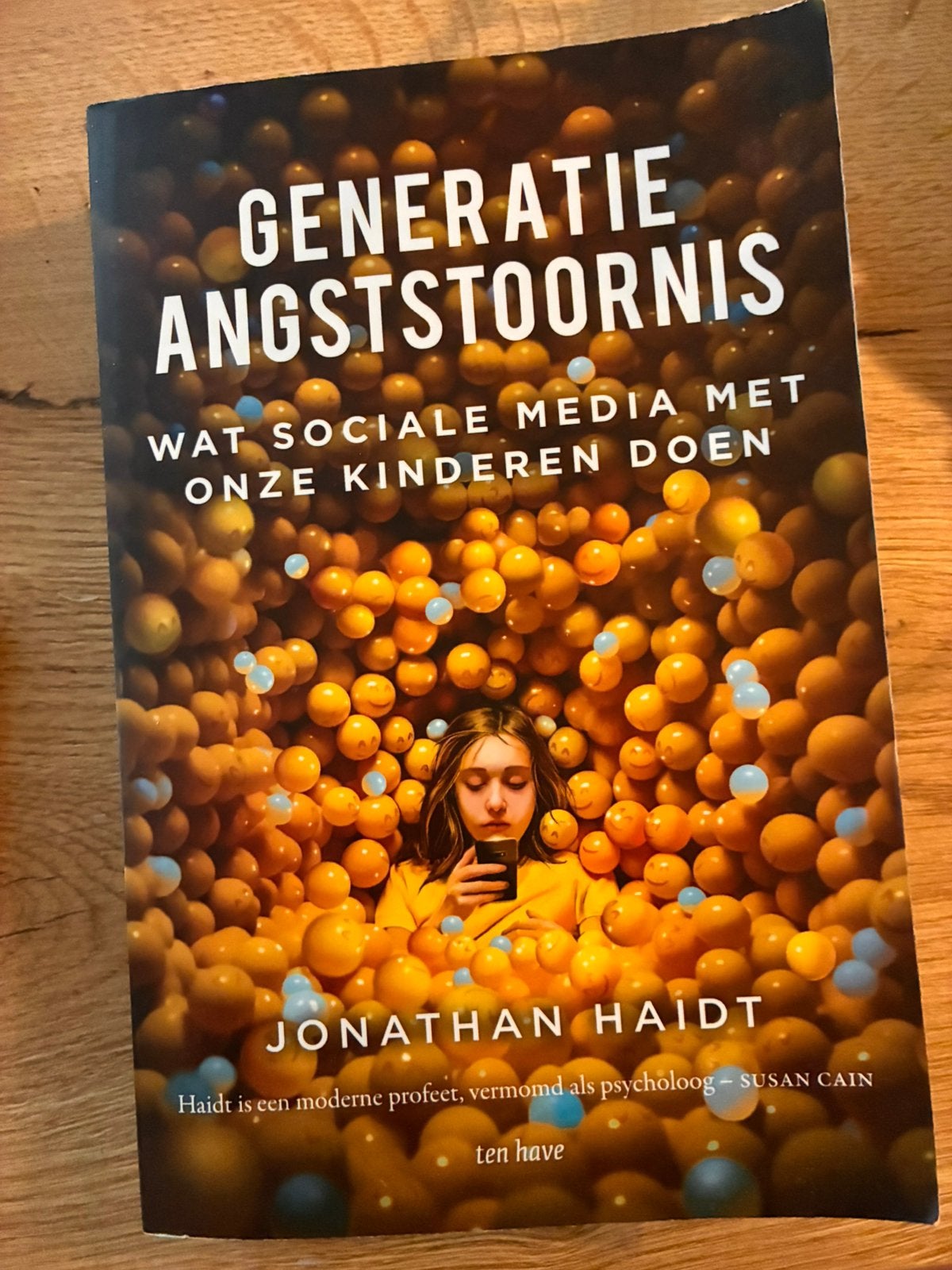 Generatie angststoornis Jonathan Haidt, Boeken, Ophalen of Verzenden, Zo goed als nieuw