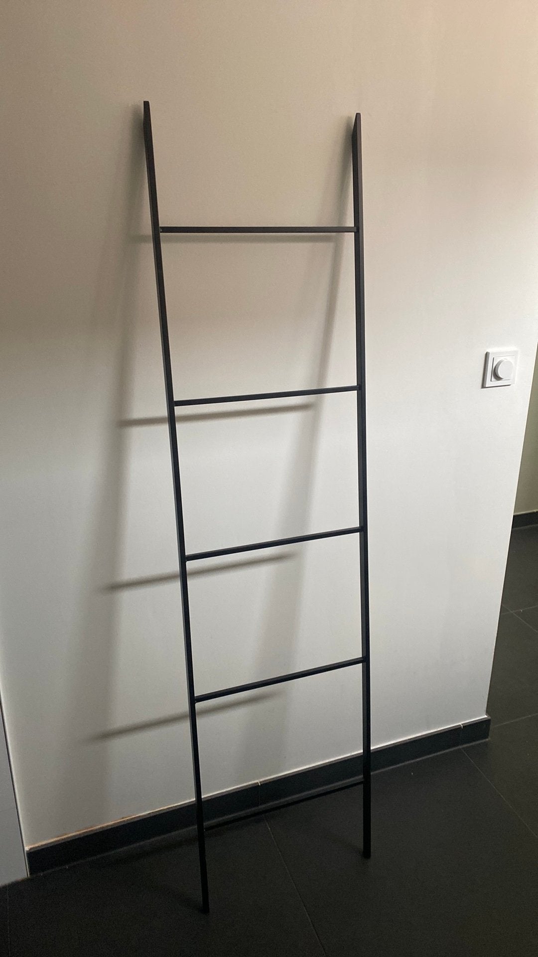 Te koop metalen decoratie ladder, Ophalen, Zo goed als nieuw