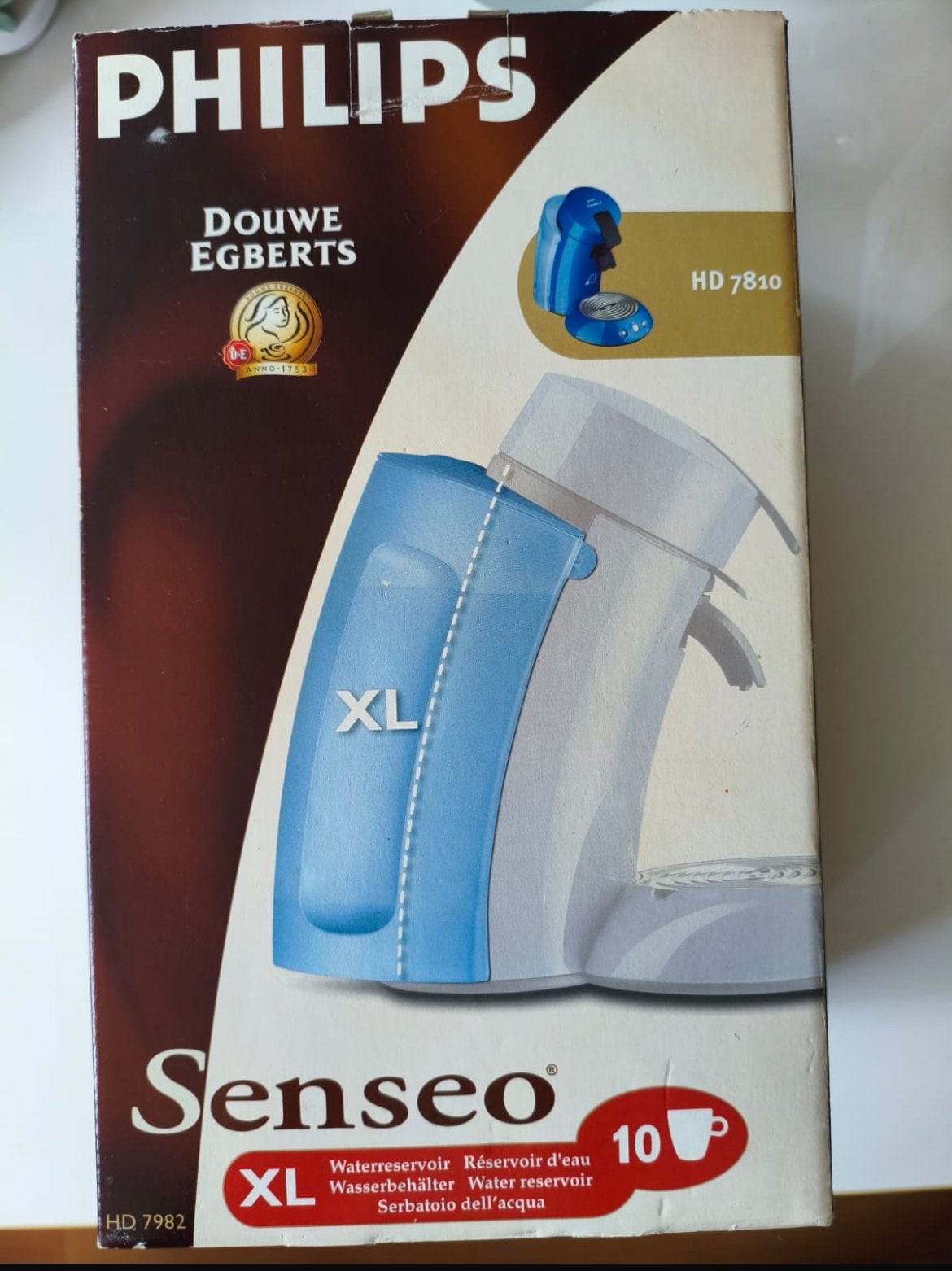 Philips Senseo HD 7810 Koffiezetapparaat met XL waterreservo, Witgoed en Apparatuur, Ophalen, 10 kopjes of meer, Koffiepads en cups