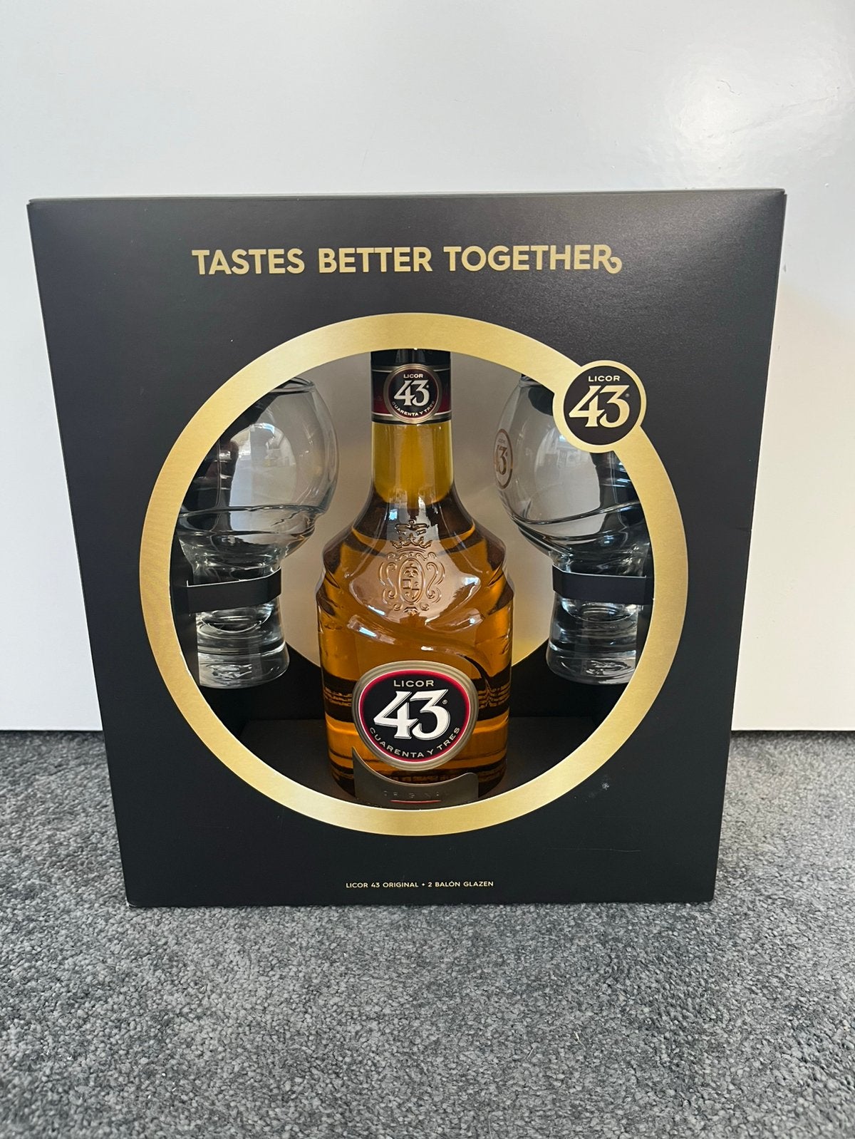 NIEUW - Geschenkset Licor 43 met 2 ballon glazen, Ophalen, Nieuw, Overige typen