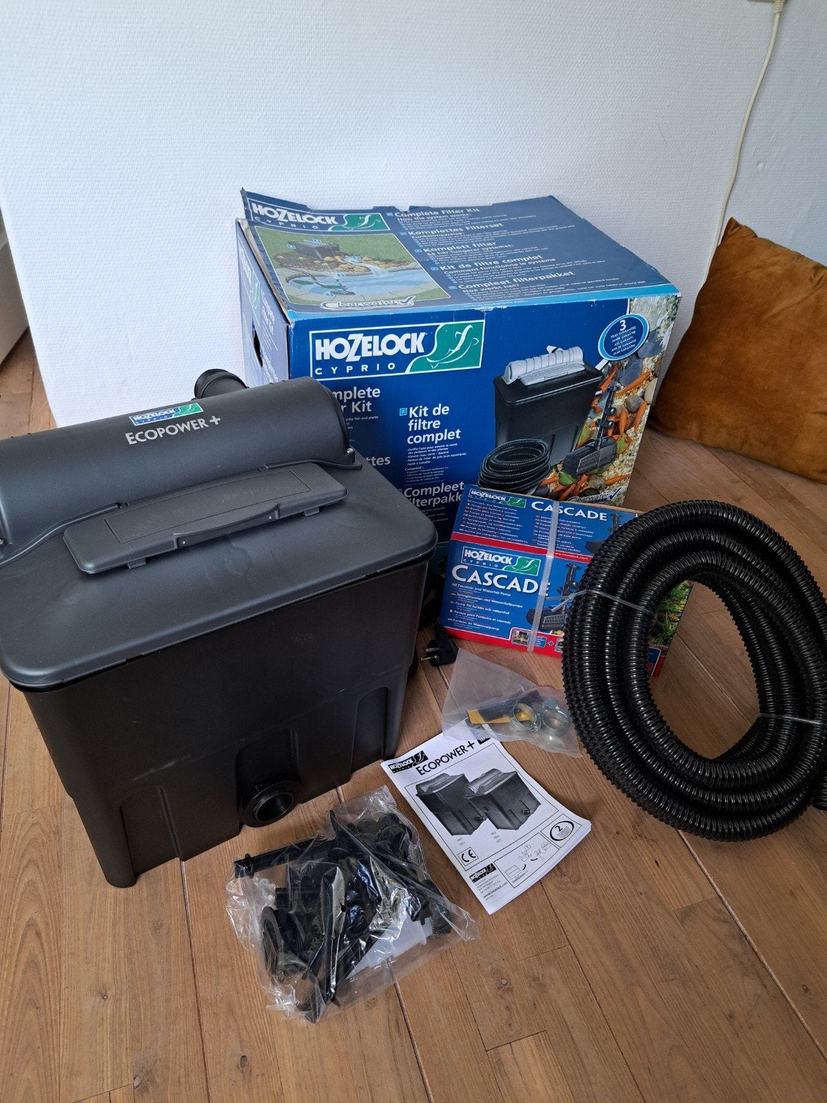 Hozelock Cyprio Ecopower+ 8000L vijverfilter kit nieuw, Ophalen of Verzenden, Nieuw, Vijverfilter