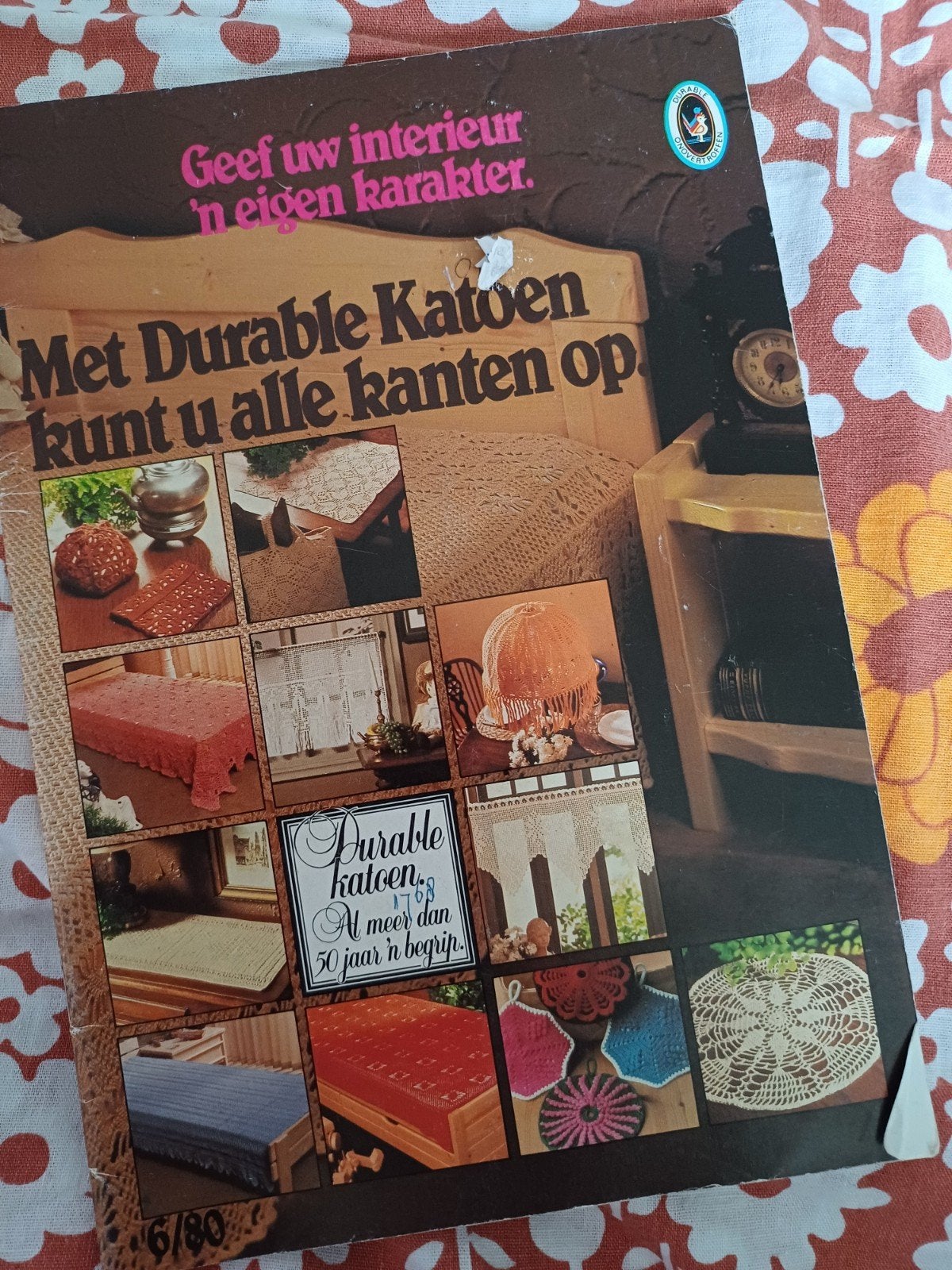 Durable katoen haken patronen vintage, Ophalen of Verzenden, Gebruikt, Haken, Patroon of Boek