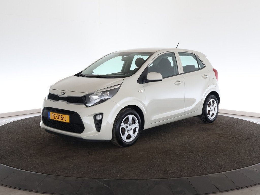 Kia Picanto 1.0 CVVT EconomyPlusLine | Cruise | Airco |, Auto's, Kia, Voorwielaandrijving, Stof, Gebruikt, Bruin