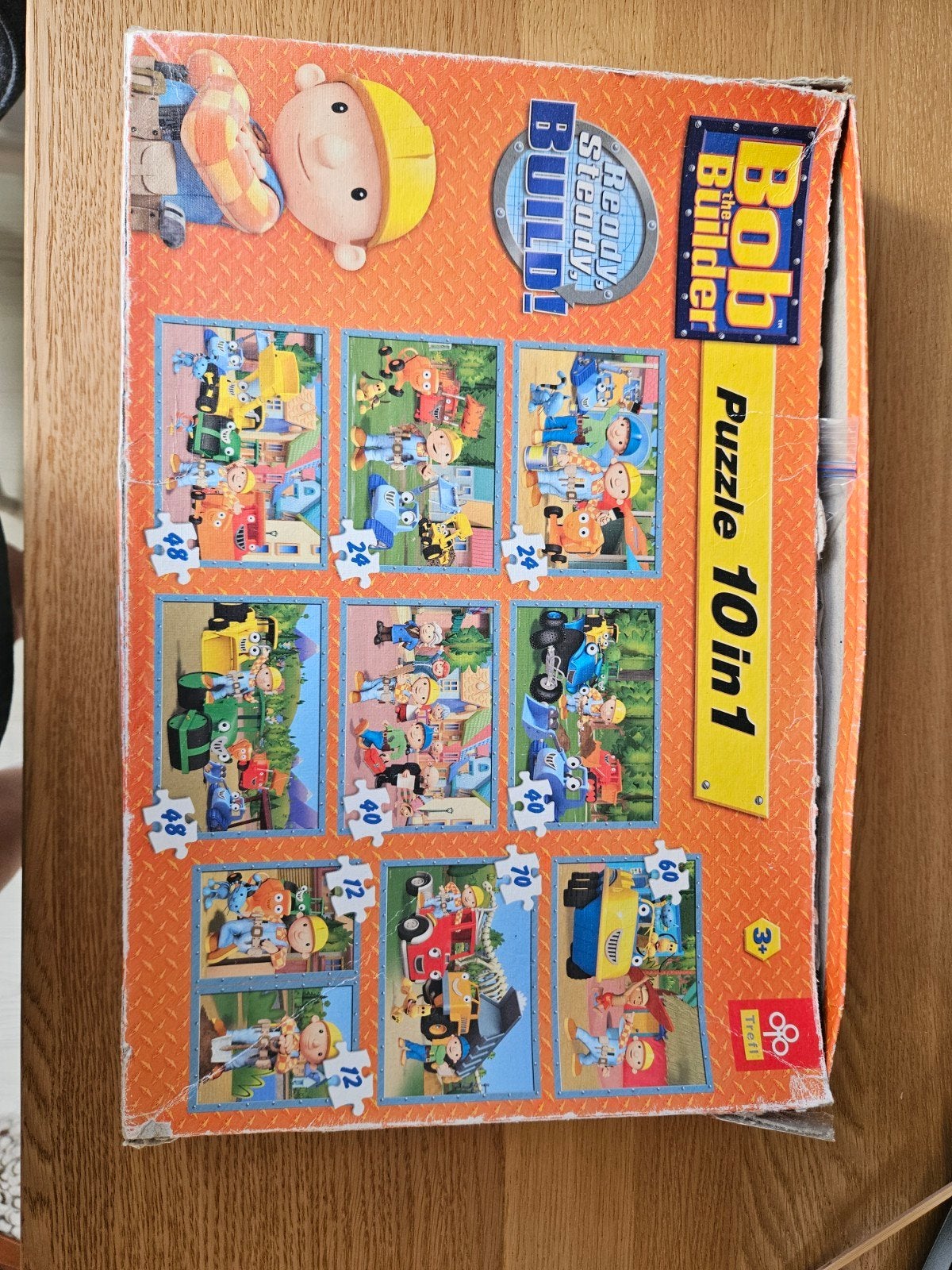 Bob de Bouwer Puzzel 10-in-1 (doos beschadigd), Ophalen, Meer dan 50 stukjes, Gebruikt, 2 tot 4 jaar