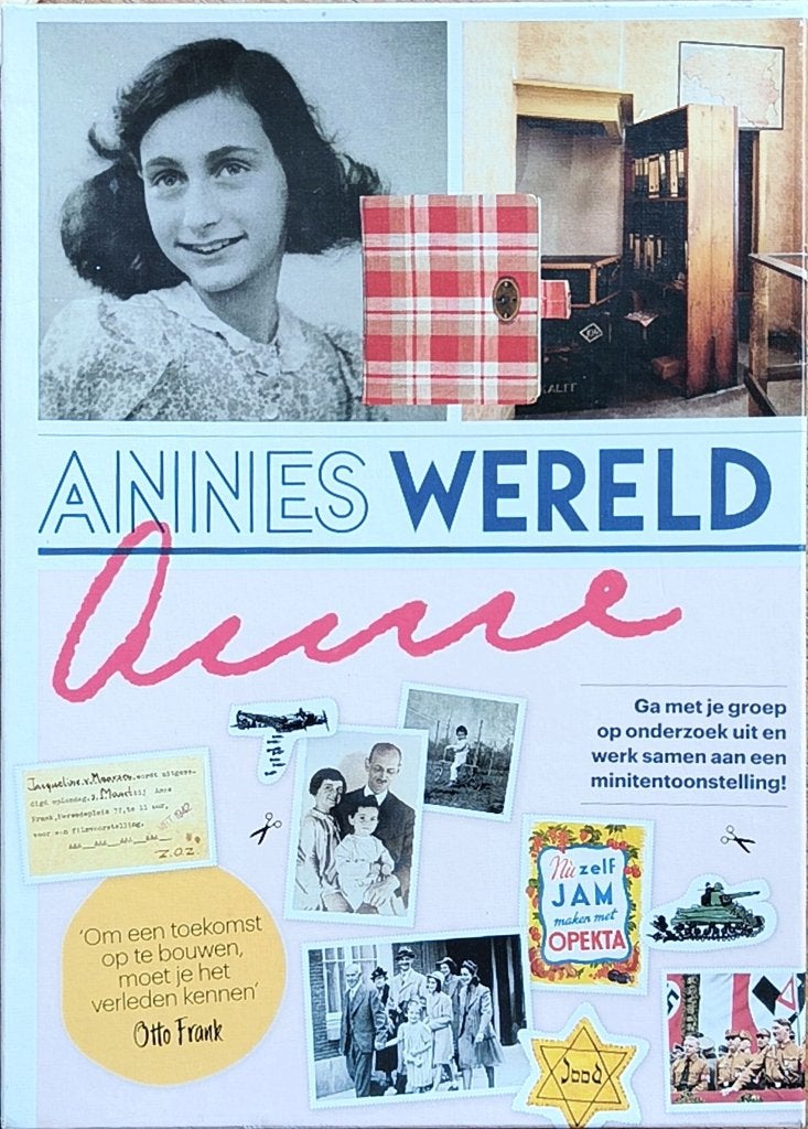 Lespakket over Anne Frank - 2 WO  nieuw staat, Antiek en Kunst, Ophalen of Verzenden