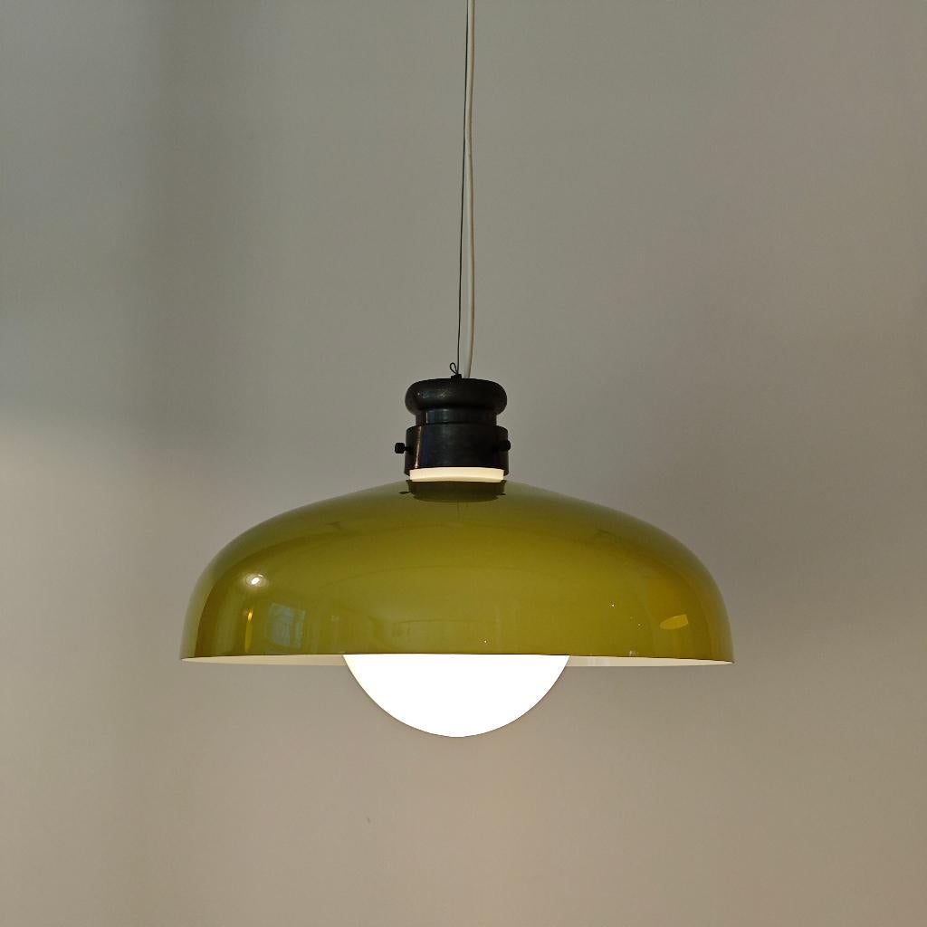 Vintage Alessandro Pianon, Vetreria Vistosi hanglamp Murano, Huis en Inrichting, Lampen | Hanglampen, Ophalen, Vistosi, Gebruikt