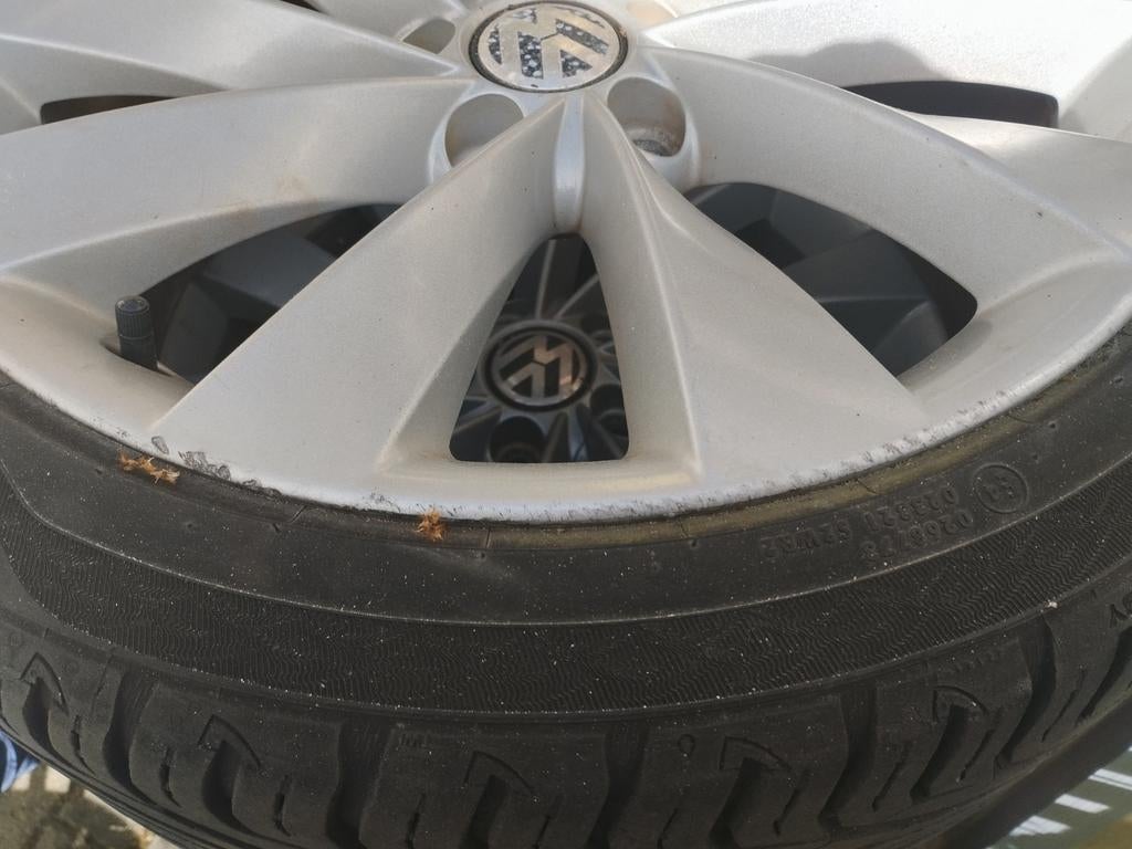 Originele VW Interlagos velgen + Uniroyal regenbanden, Ophalen