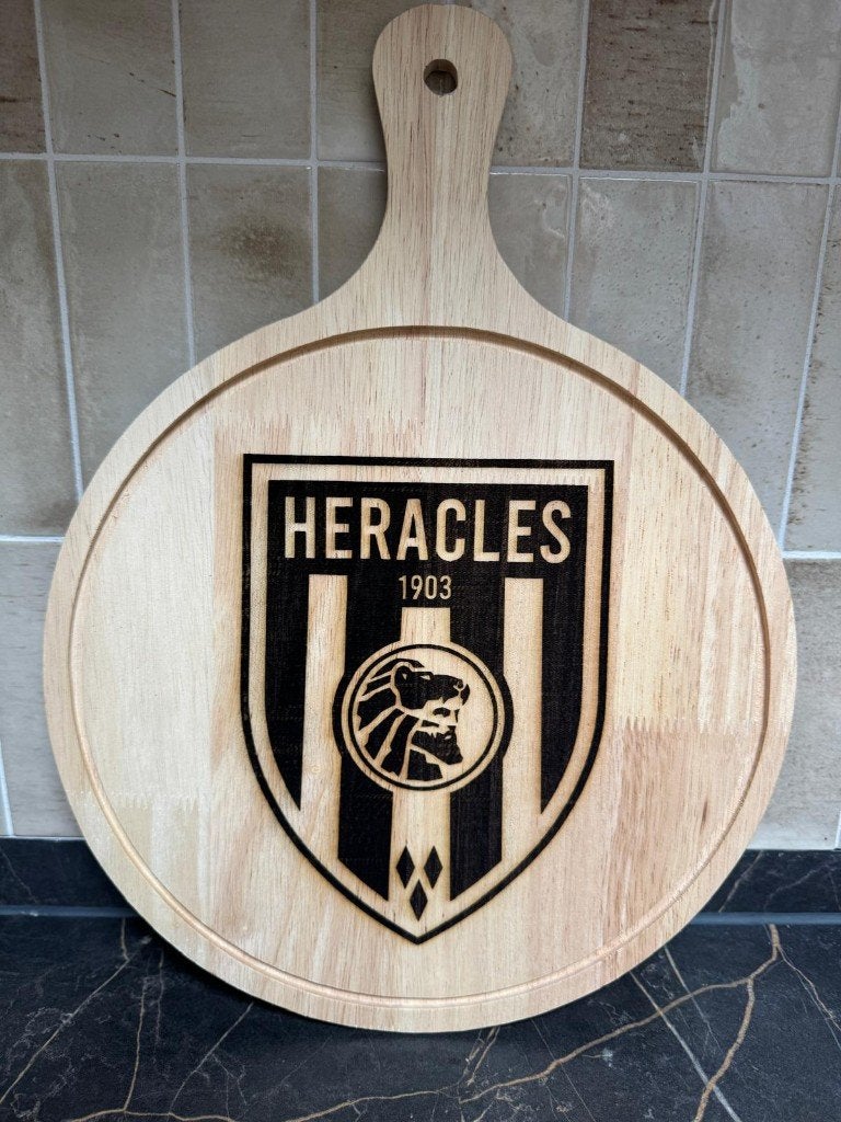 borrelplank/serveerplank met heracles logo, Ophalen of Verzenden, Nieuw, Overige binnenlandse clubs