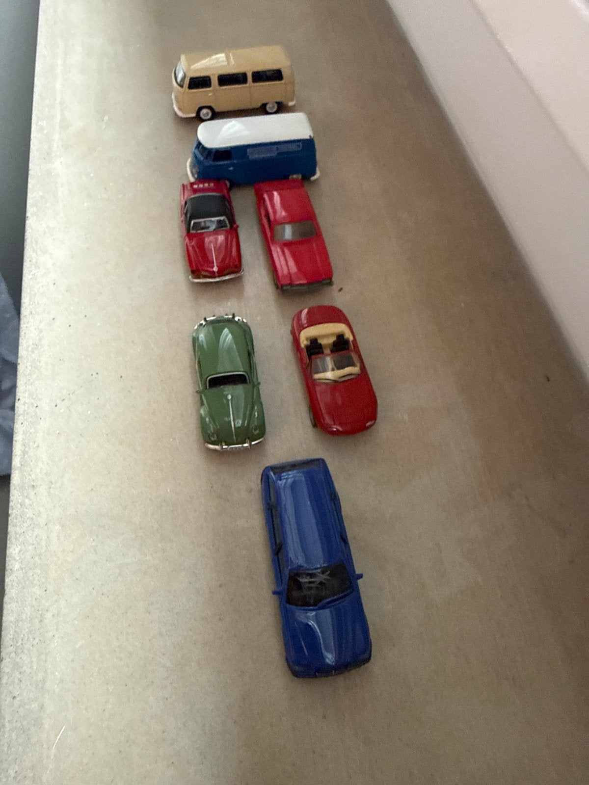Set van 7 diverse modelauto's en busjes, Ophalen of Verzenden