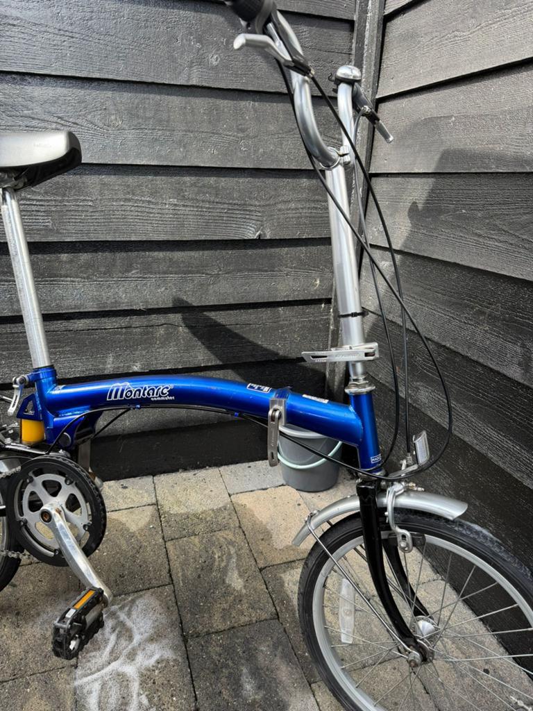 Vouwfiets montare, Fietsen en Brommers, Fietsen | Vouwfietsen, Ophalen, Zo goed als nieuw, 16 tot 18 inch, Versnellingen