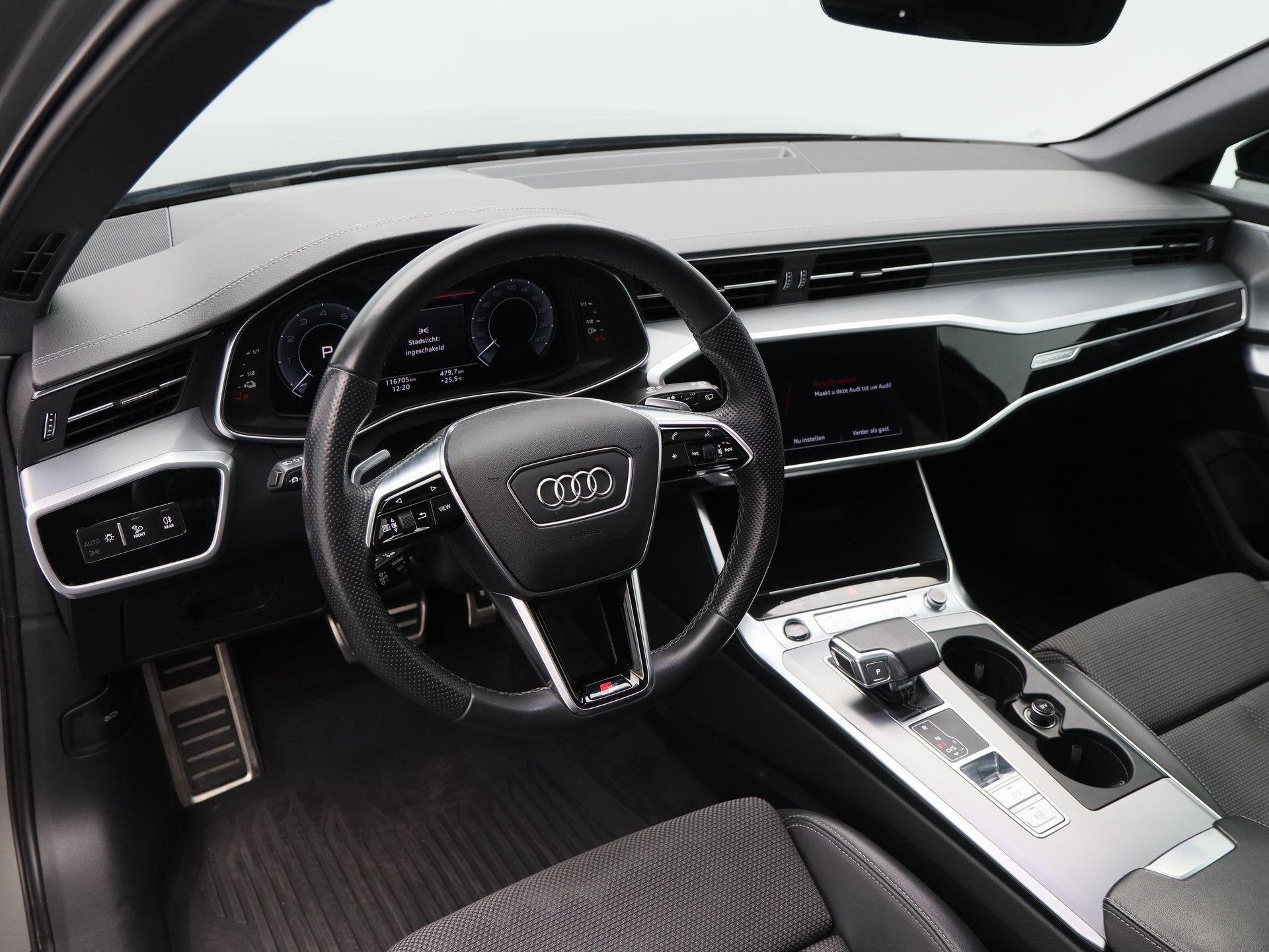 Audi A6 Avant 50 TFSi e 299 Pk quattro S-Line | Trekhaak | P, Auto's, Automaat, Dealer onderhouden, Gebruikt, 4 cilinders