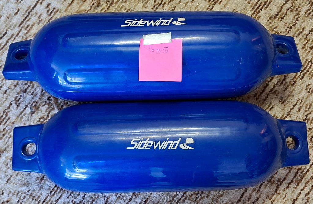 2x Fender voor boot Sidewind blauw, Watersport en Boten, Ophalen, Zo goed als nieuw, Overige typen