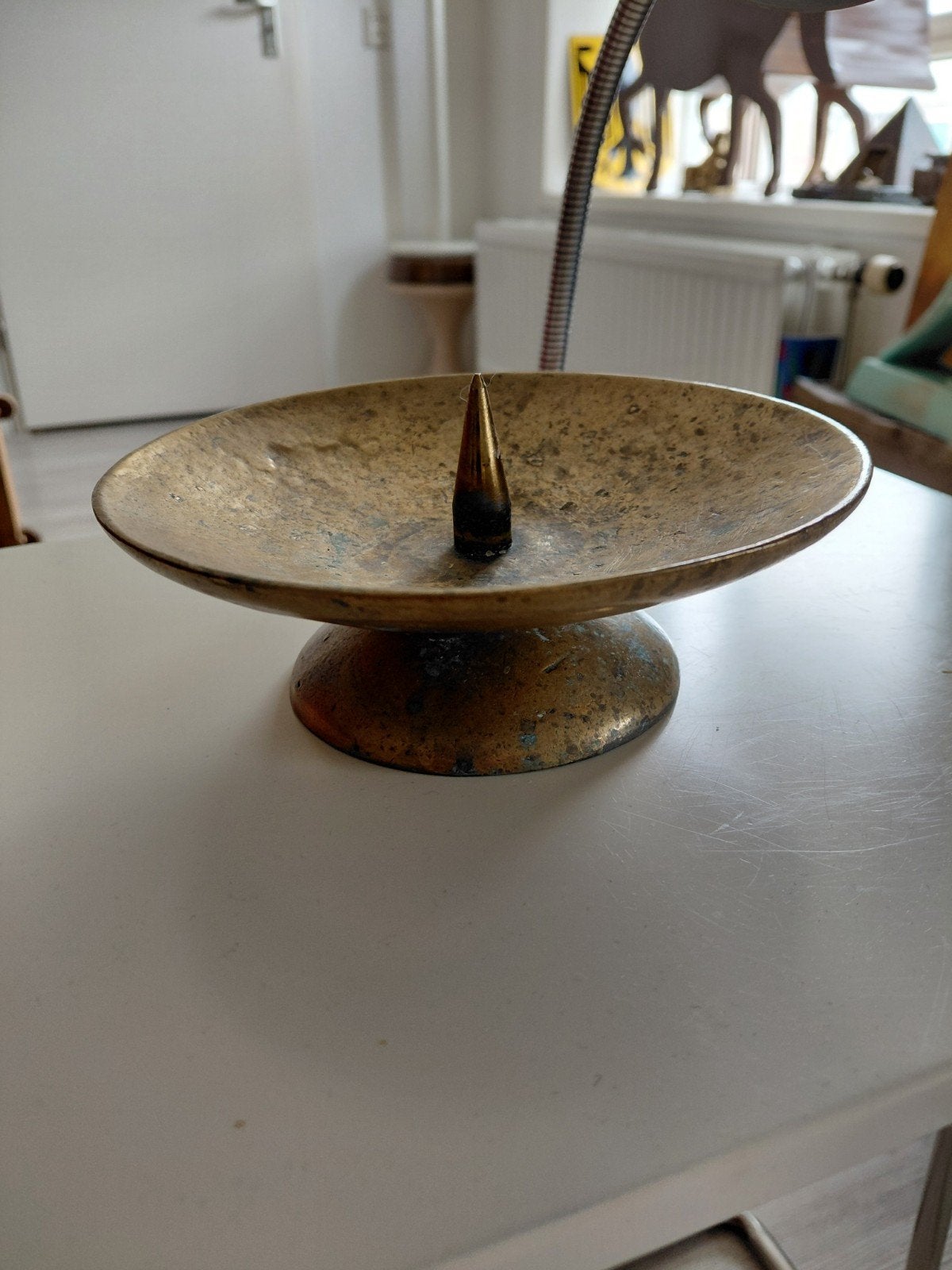 Vintage messing brutailst kanderlaar, Ophalen of Verzenden, Koper of Brons