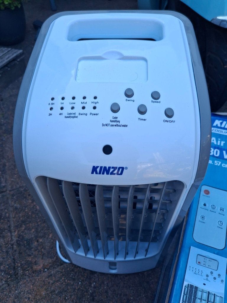 airco cooler merk kinzo, Minder dan 60 m³, Nieuw, 3 snelheden of meer, Ophalen of Verzenden