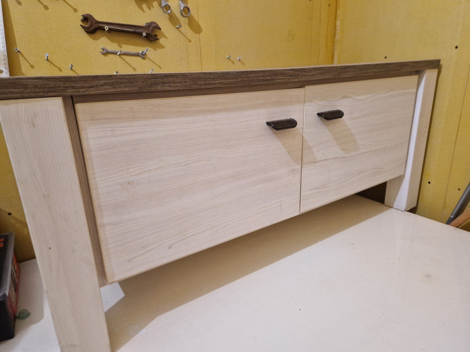 tv meubel met bijpassende salontafel, Ophalen