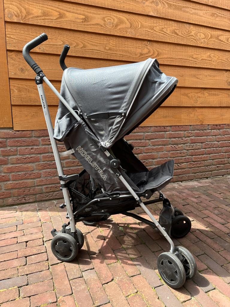 Koelstra buggy - Grijs, Kinderen en Baby's, Buggy's, Ophalen, Gebruikt, Koelstra
