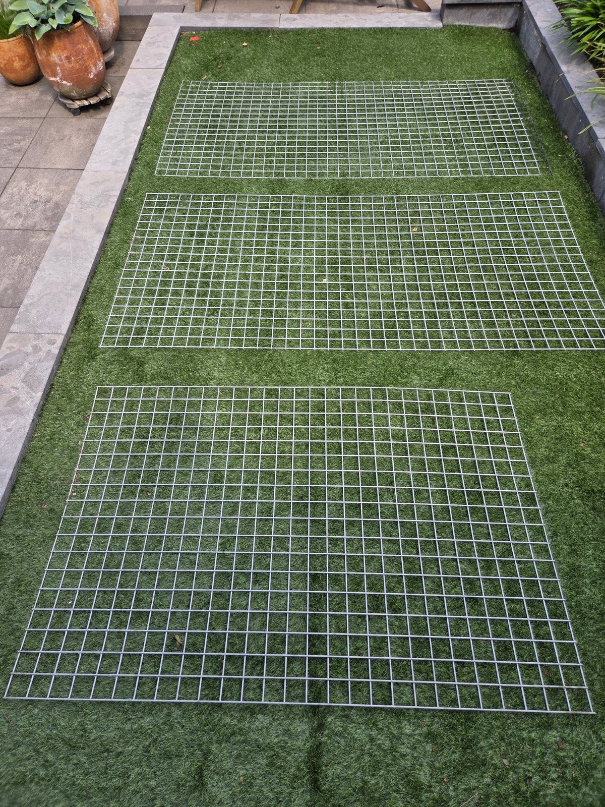 Gegalvaniseerde roosters, Ophalen, Minder dan 10 meter