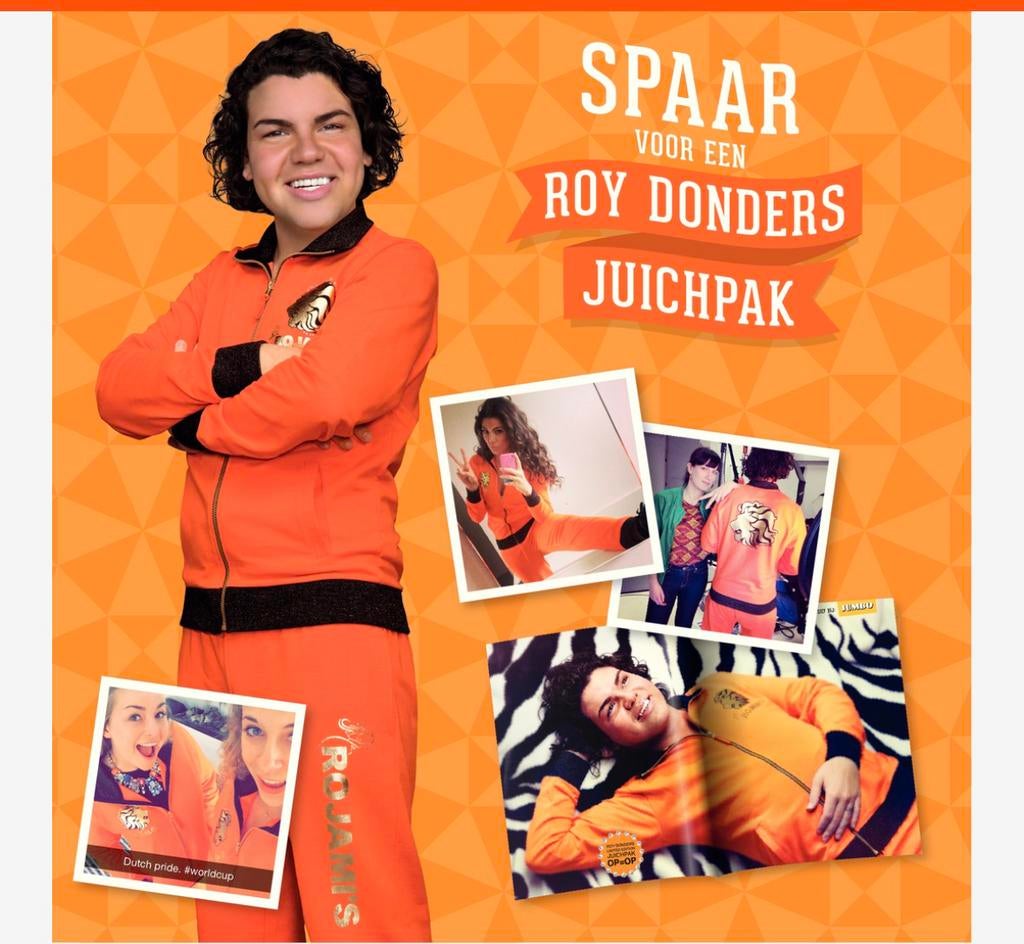 Oranje Roy Donders Rojami pak koningsdag, Ophalen of Verzenden, Zo goed als nieuw, Maat 42/44 (L), Oranje