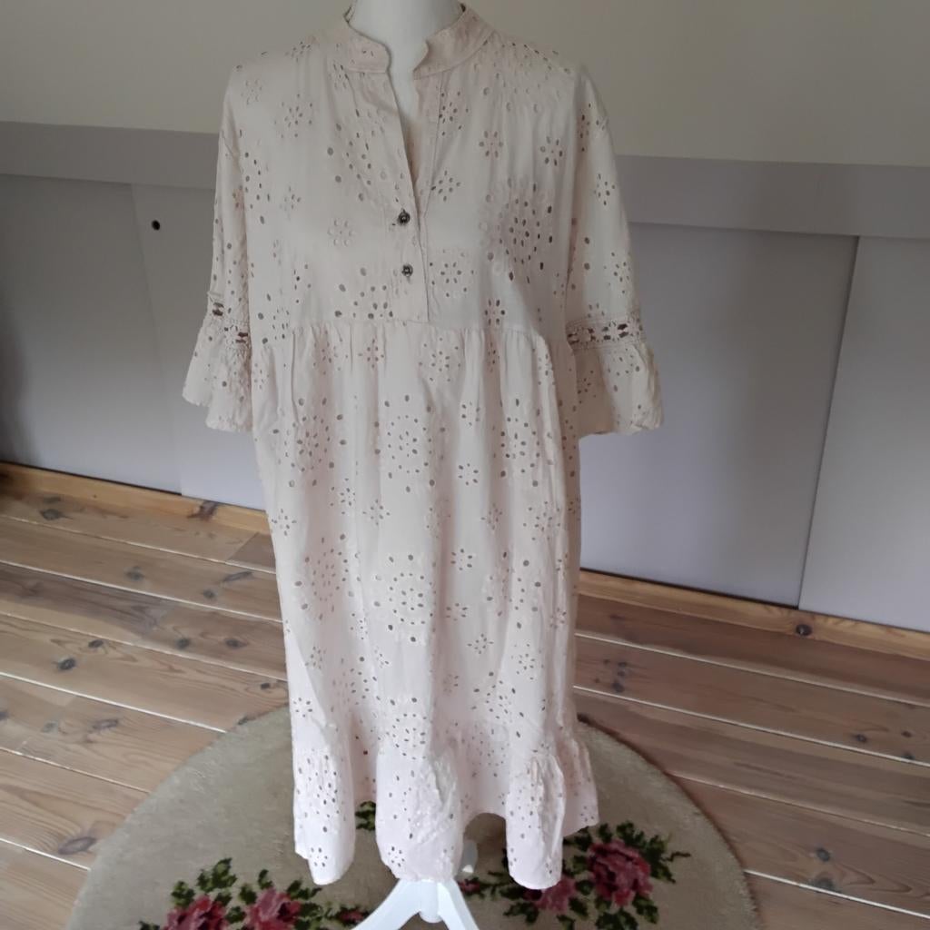 Ajour bohemian jurkje maat m/l gevoerd, Ophalen of Verzenden, Zo goed als nieuw, Trouwjurk