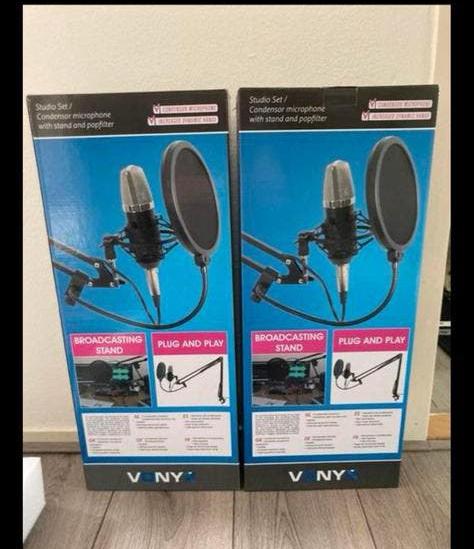 Vonyx Studio Set- podcast set, Ophalen of Verzenden, Gebruikt, Studiomicrofoon