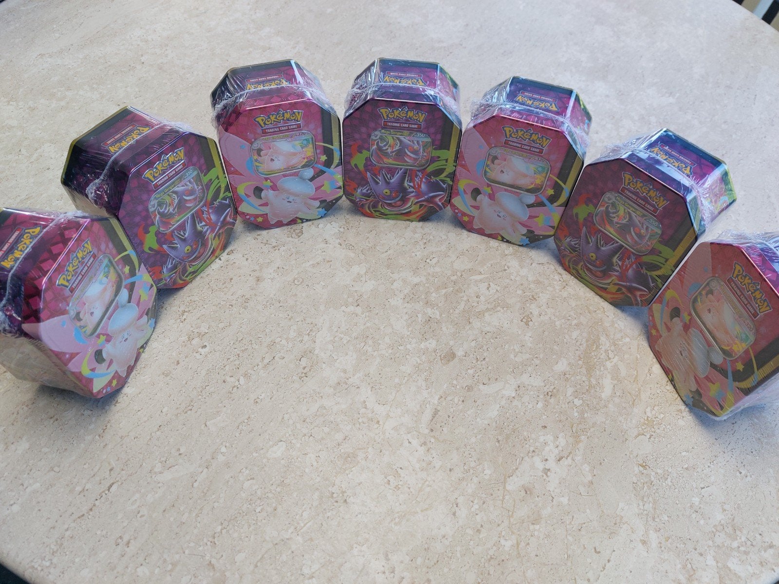 Pokémon TCG Mega Gengar EX & Mega Clefable EX Tins, Ophalen of Verzenden, Nieuw, Boosterbox