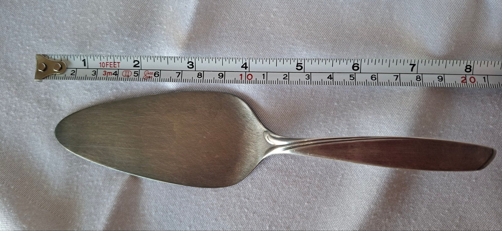 Vintage BSF 90 Verzilverde Taartschep - 22 cm, Ophalen of Verzenden