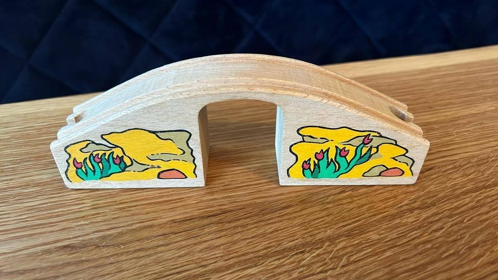 Brio houten treinspoor brug /treinrail / treinbaan, Kinderen en Baby's, Ophalen of Verzenden