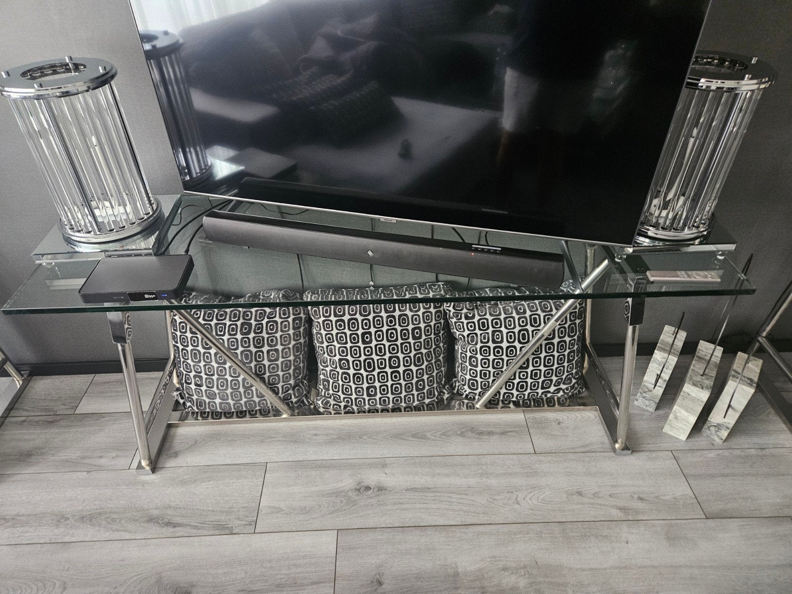TE KOOP Eichholtz sidetable, Ophalen, Zo goed als nieuw, 150 tot 200 cm, 25 tot 50 cm