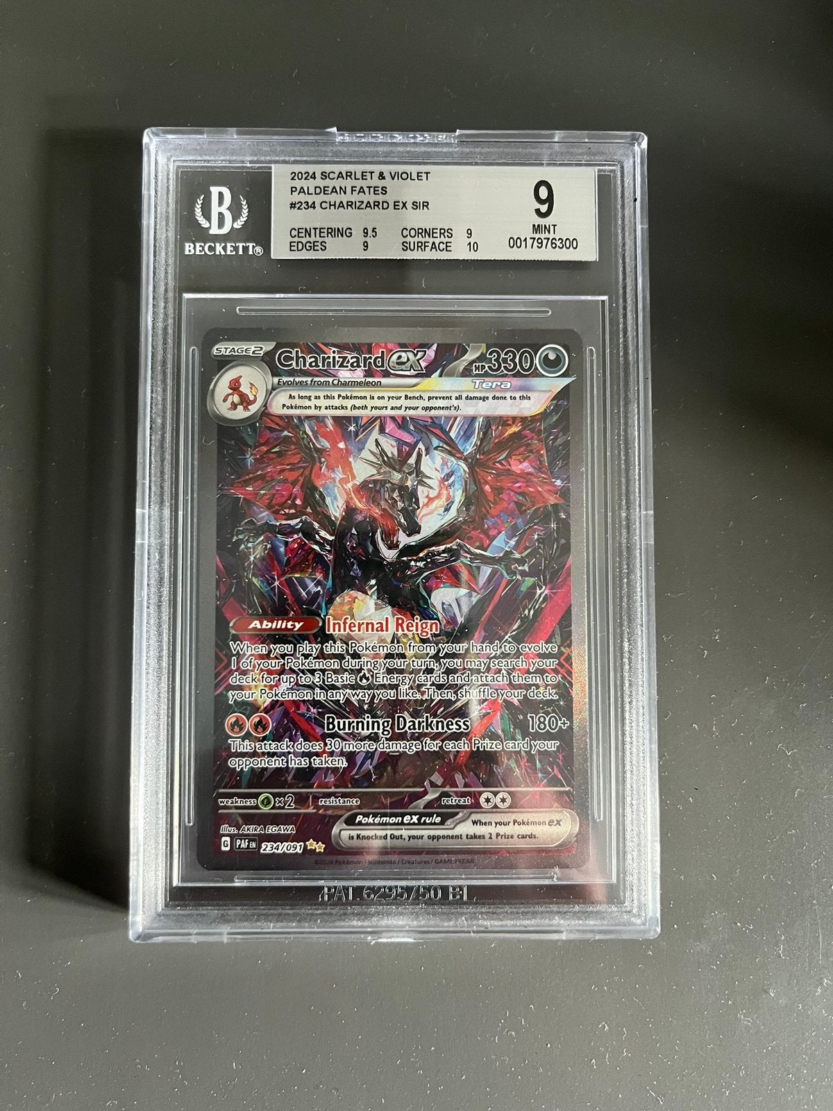Charizard EX, Ophalen, Zo goed als nieuw