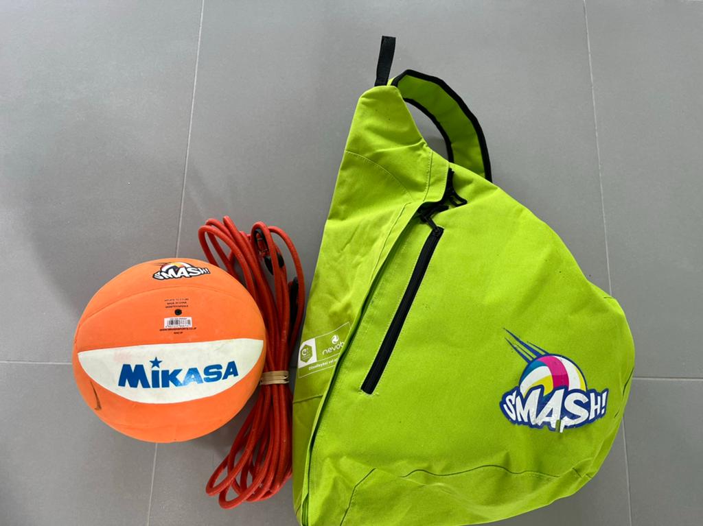 Volleybal + tas + koord, Ophalen of Verzenden, Nieuw, Bal