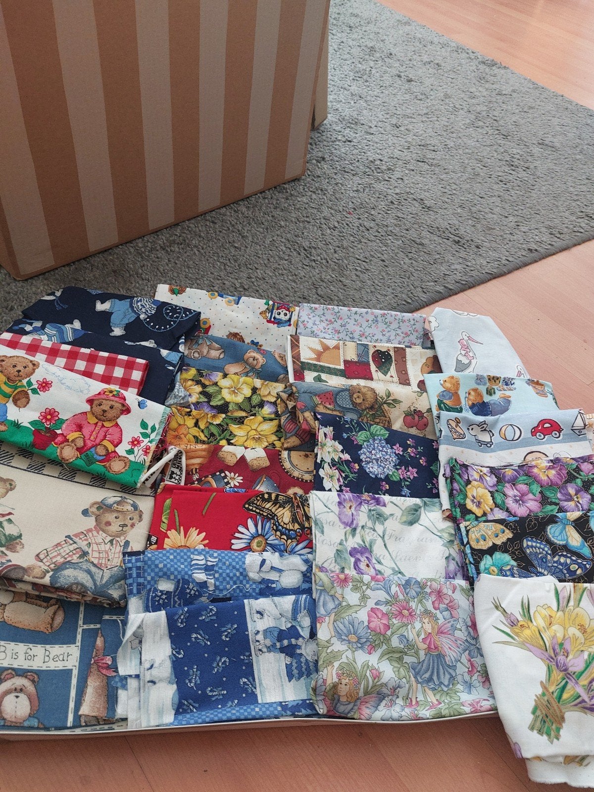 Lapjes om kaarten te maken, Ophalen, Overige kleuren, 120 cm of meer, Katoen