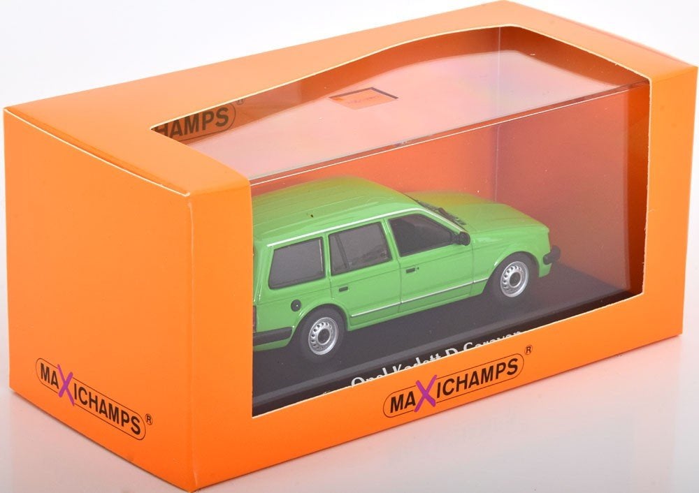 Maxichamps 1:43 Opel Kadett D Caravan 1979 groen, -, Nieuw, Ophalen of Verzenden, -