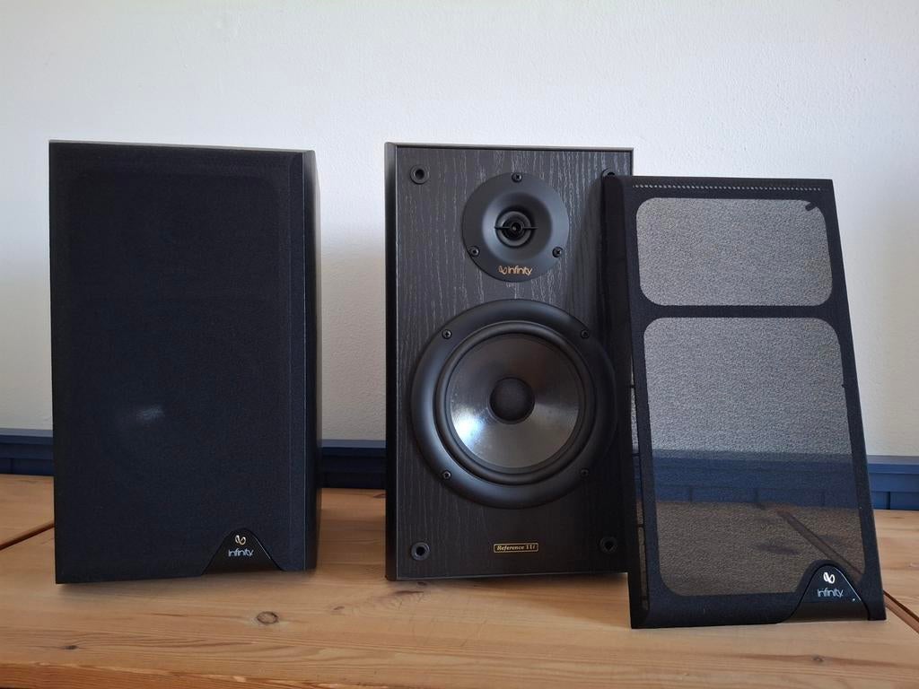 Infinity Reference 11i, Gebruikt, 60 tot 120 watt, Front, Rear of Stereo speakers, Ophalen