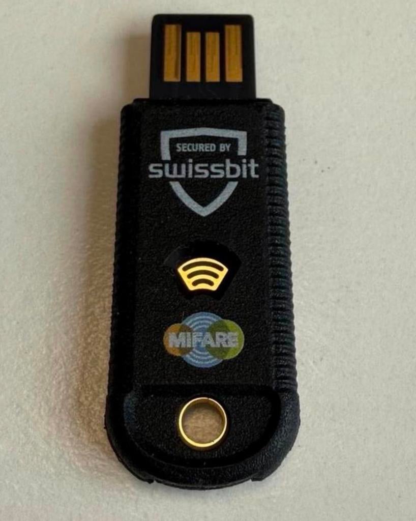 Swissbit YubiKey met MiFare protocol, Computers en Software, USB Sticks, Nieuw, 1 GB of minder, Ophalen of Verzenden